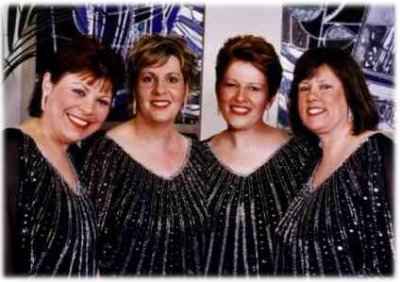 JAZZ FIRM: Uli Grigoleit (T), Sally McLean (L), Jenny Share (Bs) and Alison Jones (Br)